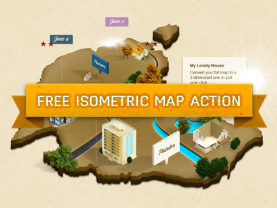 Download Free Map Action 3d action building download free game house isometric map photoshop psd vector