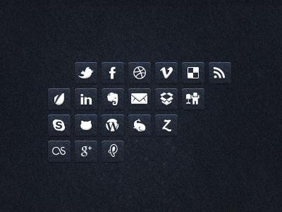 Transparent Social Icons (Psd Free) download free icons kit media opacity psd social transparent ui