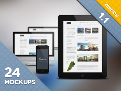 Responsive Mockup Template blugraphic download free mockup psd template vector