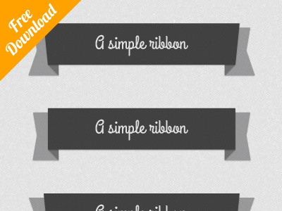 Psd Flat Ribbons (Free) download flat free icons novelpixels psd ribbons ui vector