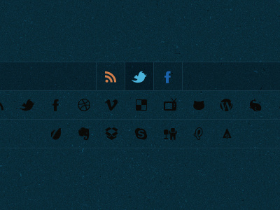 Tiny Social Media Icons (psd)