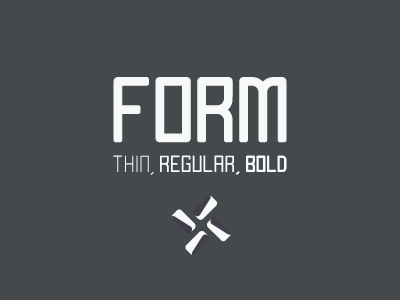 Form Free Typeface