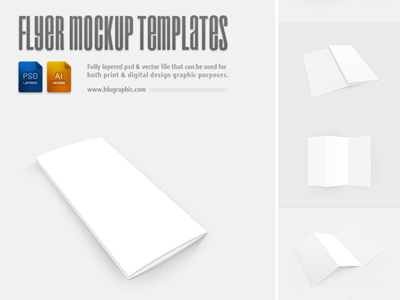 Smart Trifold Brochure MockUp