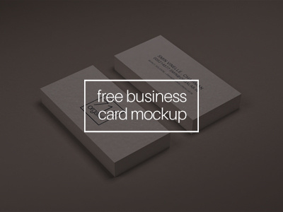 Business Card Mockup