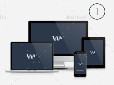 14 Combinations - Responsive Devices blugraphic download free ipad iphone 6 mac mac pro psd smart object