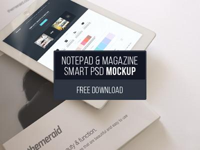 Ipad / Magazine Mockup (Psd) download free ipad magazine mockup psd