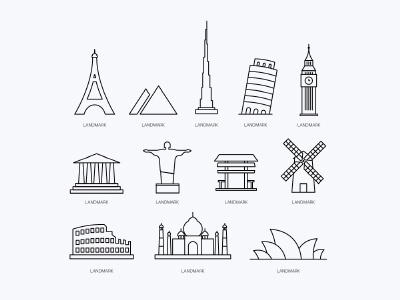 Free Landmark Icons