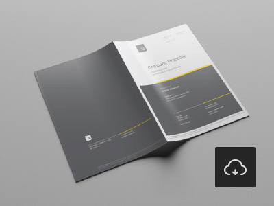 Company Proposal Template brochure download free template