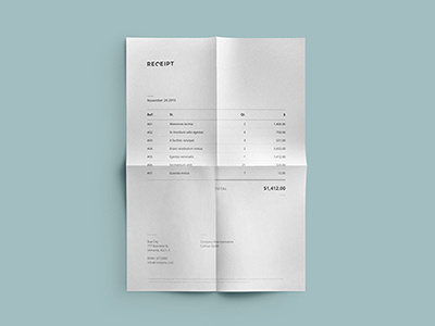 Receipt Template