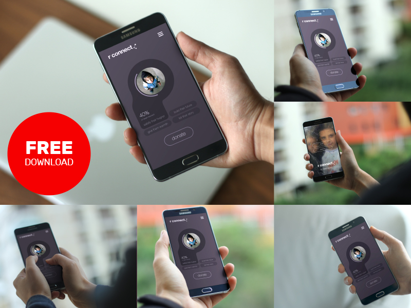 Download Android Device Mockups by Wassim on Dribbble