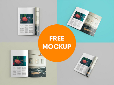 A4 Magazine Presentation Mockup a4 magazine mockup magazine presentation template