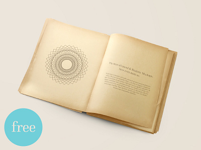 Old Book Mockup book download free freebie mockup template