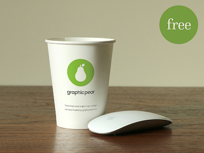 Disposable Cup Mockup