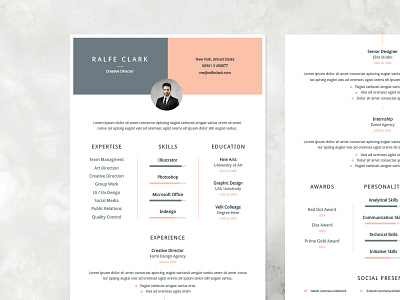 Free Resume Template a4 cv download free freebie illustrator infographic layout resume template