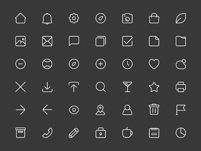 Free Square Line Icons download free freebie icons line mockup psd vector