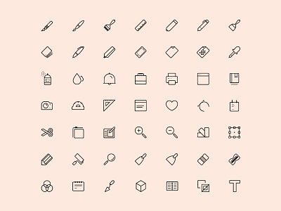 Artist Tools Icons