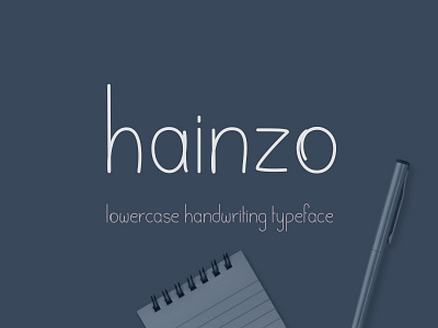 Hainzo Handwriting Font download font free freebie typeface