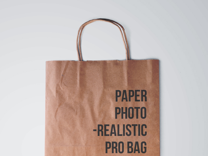 Download Paper Bag Mockup by Wassim | Dribbble | Dribbble