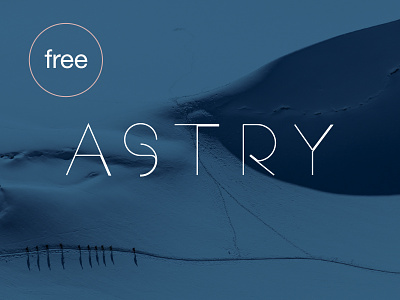 Astry free font astry download font typeface