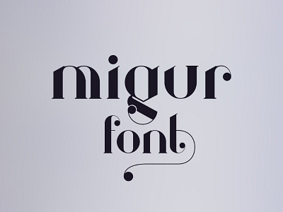 Free Font - Migur Serif