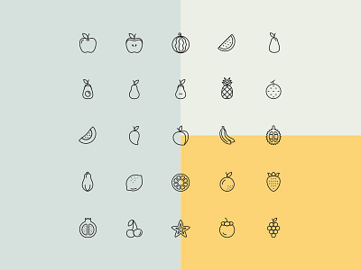 Fruit Icons