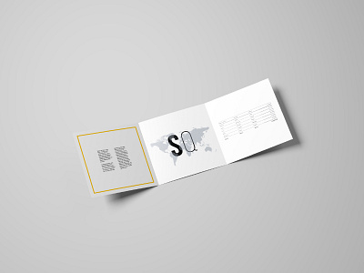 Square Tri-Fold Brochure Mockup brochure download free mockup sqaure trfold