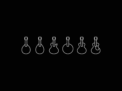String Music Instrument Icons