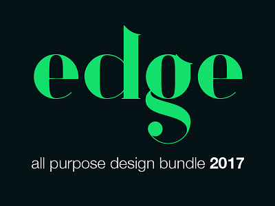 Edge Ultimate Design Bundle bundle design elements download edge fonts free graphics mockups presentations