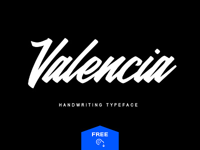 Valencia Calligraphy Typeface - Free calligraphy design download font free freebie typeface