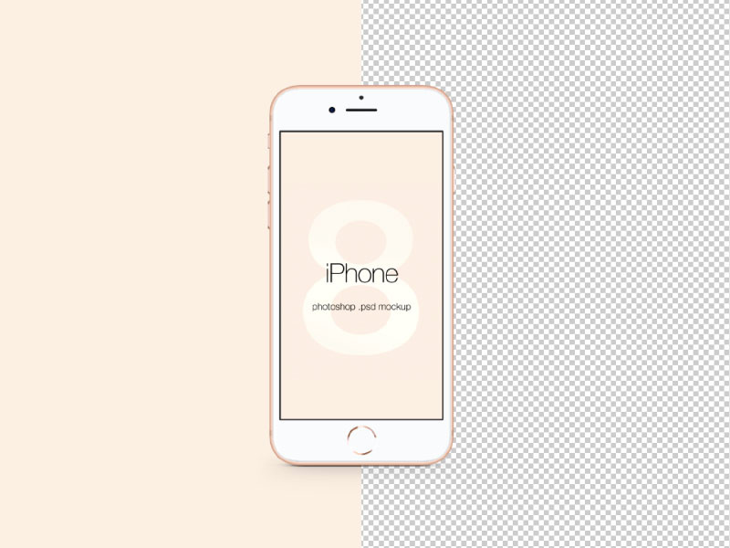 Iphone 8 deals mockup psd