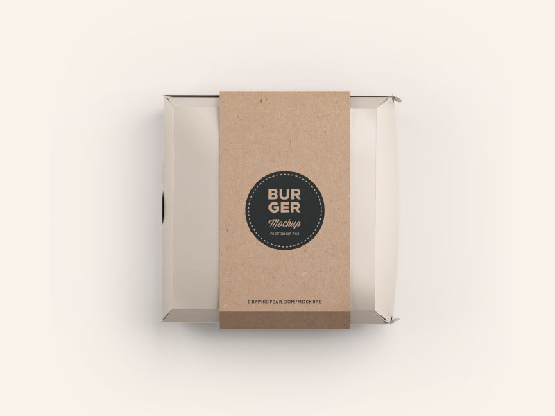 Download Burger Box Mockup .PSD by Wassim | Dribbble | Dribbble