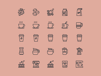 Vector Coffee Icons