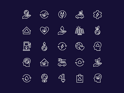 Energy Source and Ecology Icons ai download ecology energy free freebie icons illustrator source