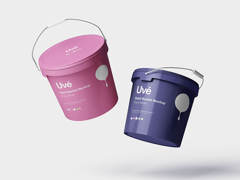Download Paint Bucket Mockup PSD by Wassim on Dribbble