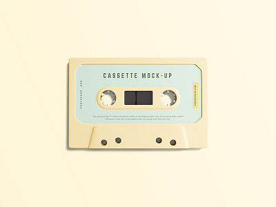Free Cassette Mockup