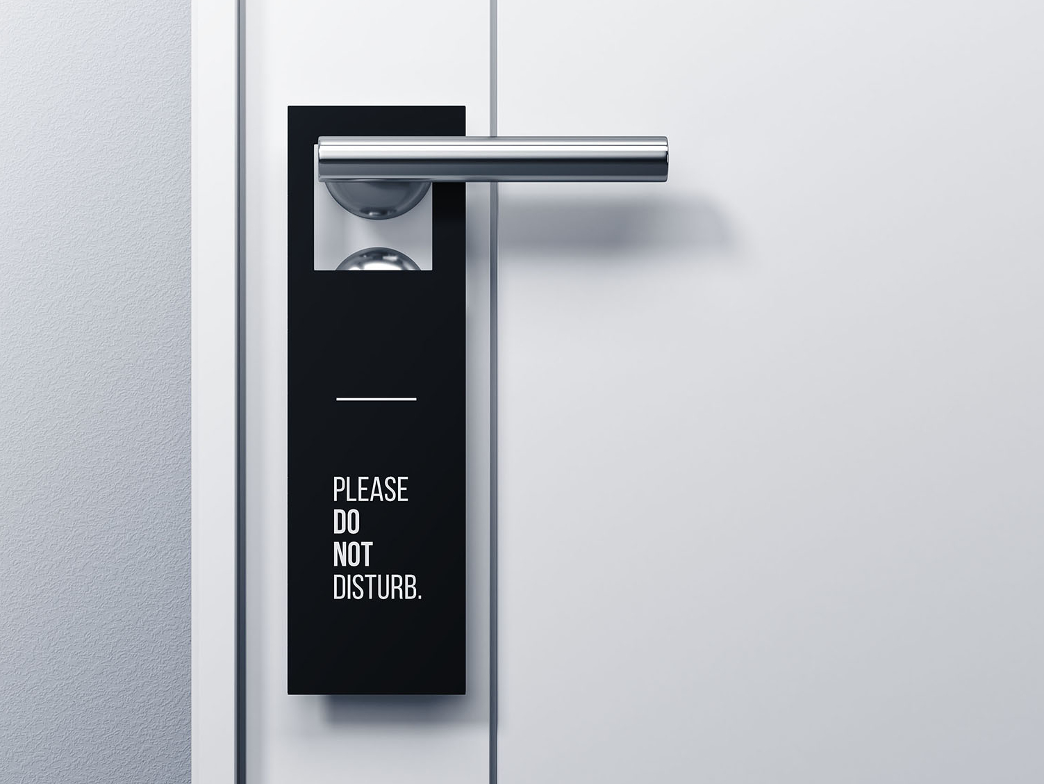 Download Free Door Hanger Mockup by Wassim on Dribbble