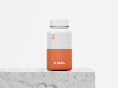 Free Pills Bottle Mockup