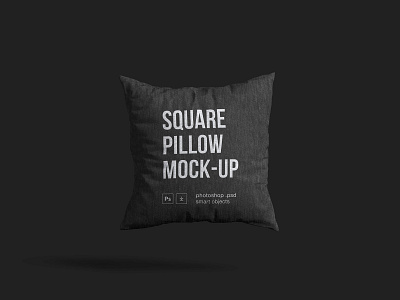 Square Pillow Mockup PSD free free download free mockup free psd freebie mockup mockup download psd download psd mockup