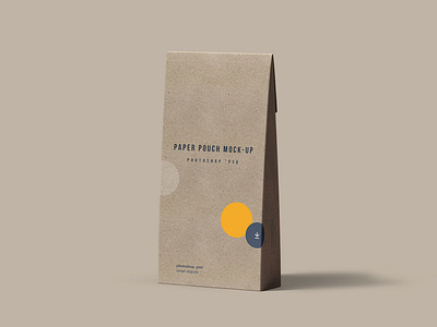 Paper Pouch Mockup PSD