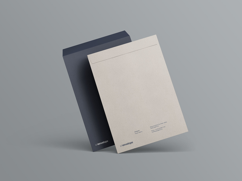 Simple PSD C4 Envelope Mockup by Wassim on Dribbble