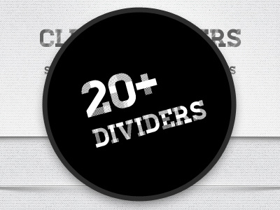 20 Free Web Dividers dividers free psd separators ui web