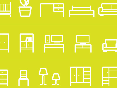 Free Vector Furniture Icons