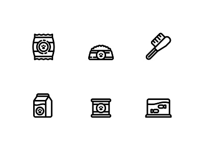 Pet Shop Pixel Perfect Icon set