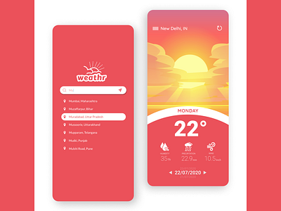 Weathr ui ui design ui designs uidesign weather weather app weather icon