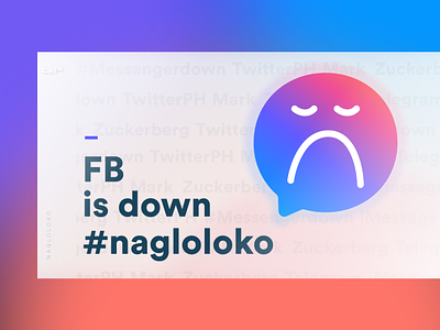 #Nagloloko | FB is down 🇵🇭 blur cebu down logo meme sad