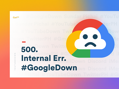 500 Internal Error | #GoogleDown 2020 abstract logo google cloud