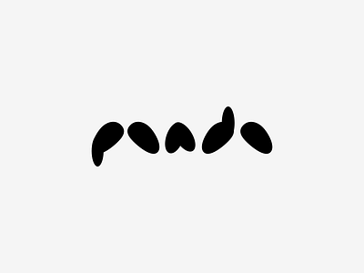 Panda #dailylogochallenge #day3 branding design flat logo minimal typography