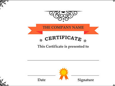 Certificate Design