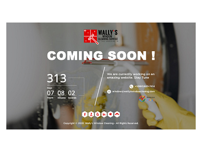 wallys comng soon page branding design graphicdesign illustration web design