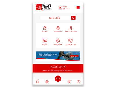 Wallys Mobile UI Design design graphicdesign icon illustration minimal mobile ui